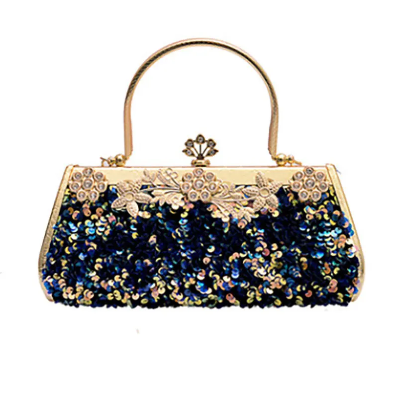 BZVW  Designer Sequins Chain s Handbags For Women 2023 New Fashion Dinner Party  - £54.46 GBP