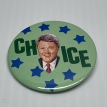 Bill Clinton Choice Presidential Election Button Pin Campaign KG Green D... - $8.91