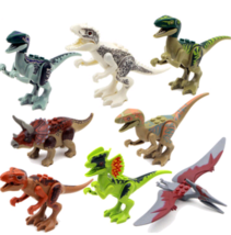 Building Blocks Mini Dinosaur Bricks Figures Kids Toys For Children - £21.90 GBP