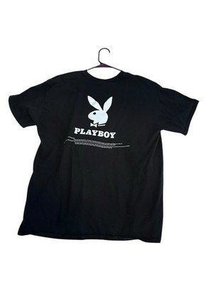Playboy Graphic Print T-Shirt Adult Large Scientific Games Playmate Bunny Men XL Item image 7