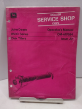 Operator&#39;s Manual For John Deere 8500 Disk Tillers OM-A17684 J0 Sealed NOS - £14.19 GBP