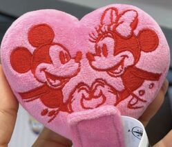 Disney Parks 2026 Valentine’s Day heart pink Plush Headband - $24.99