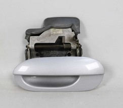 BMW E38 7-Series Silver Left Rear Outside Door Handle Illuminated 1999-2001 OEM - £39.11 GBP