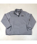 LL Bean Womens Airlight Knit Pullover Gray Snap Front  Seam Pockets Size 1X - $40.73 CAD