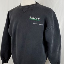 Vintage Beloit Corp Intranet Weblet Sweatshirt Large Crew Santee Heavywe... - $22.99