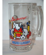 1988 TEAM USA Spuds Mackenzie BUD LIGHT - 12 oz Beer Glass - $50.00