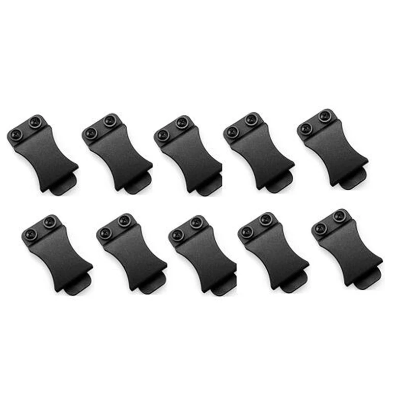 10PCS/LOT Quick Clips for 1.5 inch Belts for Kydex Belt Clip Loop with Screw Fit - £42.40 GBP