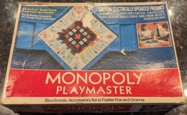 Monopoly Playmaster Electronic Game Vintage 1982 Tested -Works w/ Box &amp; ... - £21.88 GBP