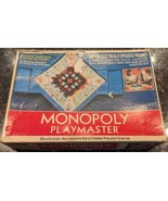 Monopoly Playmaster Electronic Game Vintage 1982 Tested -Works w/ Box &amp; ... - £21.14 GBP