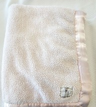 Little Giraffe Baby Girl pink Blanket Thick Chenille Plush Sherpa Satin 29x32" - $34.64