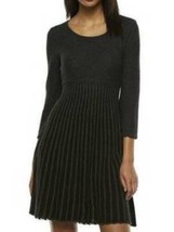 Womens Dress Dana Buchman Gray Sweater Long Sleeve Scoop Neck &amp; Scarf $95-sz L - £34.41 GBP