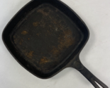 Vintage Wagner Ware Cast Iron Extra Large Square Skillet Camp Pan 10&quot; Th... - £38.98 GBP