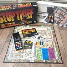 Vintage Stop Thief Electronic Cops &amp; Robbers Board Game Parker Brothers ... - $89.00