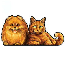 AnyGame Wooden Puzzles Dog and Cat Jigsaw Pattern 3D Interactive Games Learning  - £18.47 GBP+