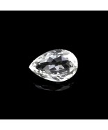 34.4Ct Natural Clear Crystal Quartz Pear Faceted Fine Gemstone - $11.29