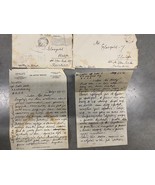 Palestina Israel 2 cubiertas antiguas coleccionables + cartas 1946 Haifa... - $20.28