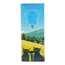 Vintage Old West Trail Travel Brochure Western States Dakota Montana NE WY - $7.99