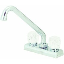 UNITED STATES HDW Rv Deck Faucet 4&quot; Center Washer Less Plastic Underbody - €43,23 EUR