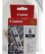 Genuine Canon Ink Cartridge 6 Black BCI-6BK  New in Box Sealed Tank Feb ... - $93.10 MXN