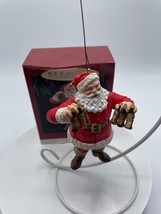 Hallmark Keepsake Christmas Ornament Refreshing Gift Coca Cola Santa 1995 - £6.73 GBP