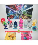 Trolls World Tour Movie Figure Set of 10 W/ Stickers Featuring Poppy Bra... - $21.97 CAD