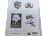Stampin Up Clear Mount Stamps Friends Never Fade Friendship Card Making ... - $4.99