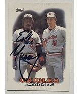 Eddie Murray Autographed 1988 Topps Baseball Card - Baltimore Orioles - $475.17 MXN