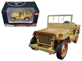 US Army Vehicle WWII Desert Sand Weathered Version 1/18 Diecast Model Ca... - €84,00 EUR