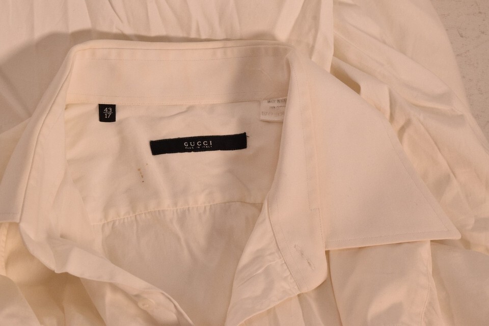 Authenticity Guarantee
Gucci Mens Cotton Shirt White 43/17 Item image 6