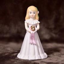Enesco Growing Up Birthday Girls Figurine 8 Year Old Vintage 1981 Blonde... - €16,48 EUR