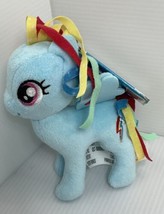 Hasbro My Little Pony Blue Rainbow Lightning Bolt Mini  Horse 5” Stuffed... - £9.41 GBP