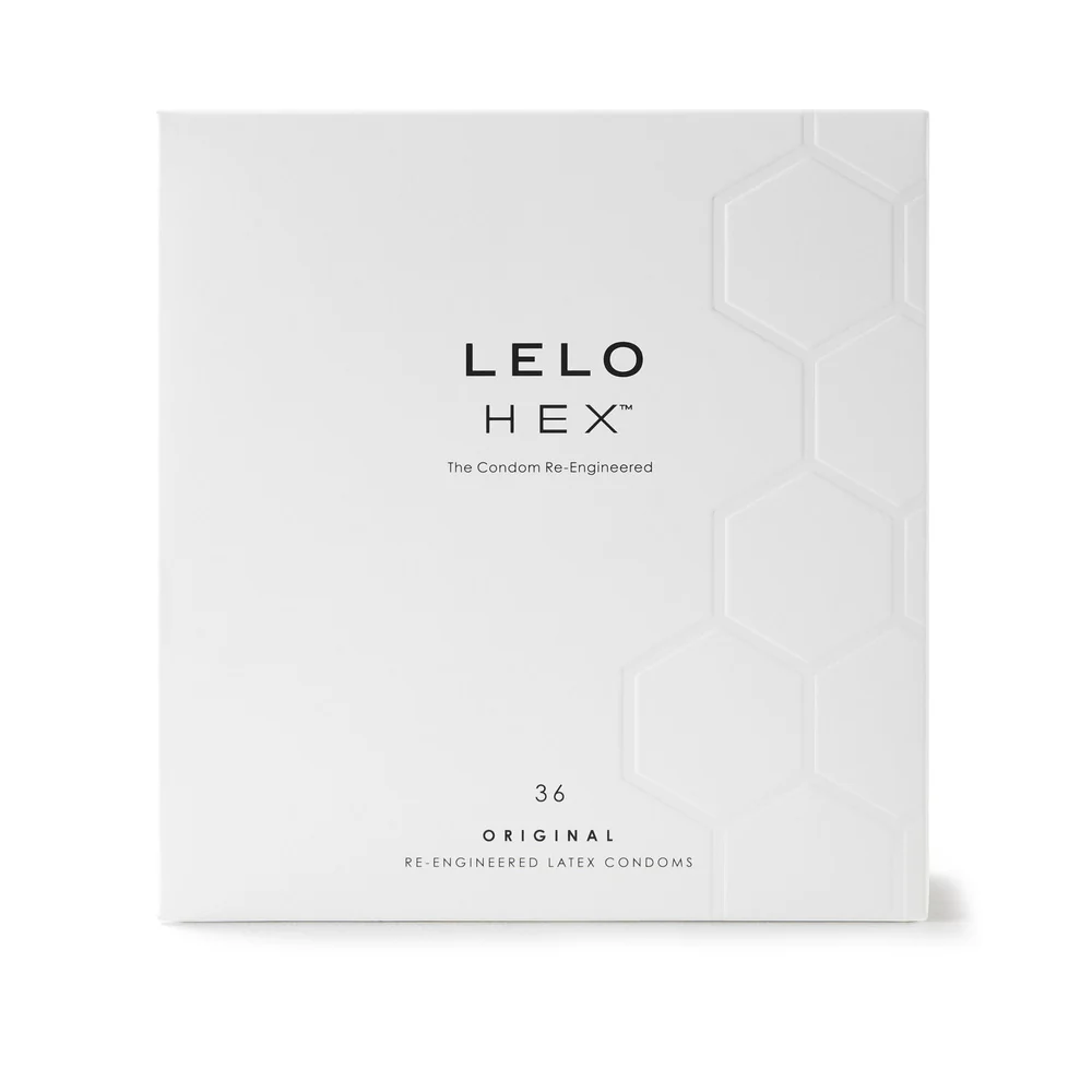 LELO HEX Original Lubricated Latex Condoms 36-Pack - $28.85