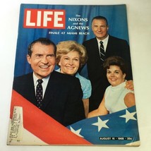 VTG Life Magazine August 16 1968 - The Nixons &amp; The Agnews Finale at Miami Beach - £10.35 GBP