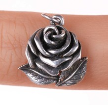 Rare Retired James Avery rose charm - $326.70