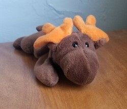 TY Beanie Baby CHOCOLATE The Moose 1993 Stuffed Animal Plush Toy - £2.74 GBP
