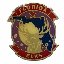 Florida State Elks Lodge 2422 BPOE Benevolent Protective Order Enamel Ha... - $7.95