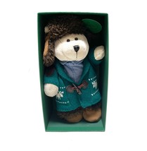 Starbucks Bearista Boy Plush Teddy Bear Holiday Sweater Winter Hat 2016 ... - £31.14 GBP