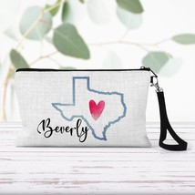 Texas Map Makeup Bag, Moving To Texas, Texas Welcome Gift For Women, Texas Trave - £12.57 GBP