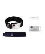 DNI or DO NOT INTUBATE Medical Alert ID Bracelet with Raised emblem. - $29.99