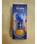 Doritos Cool Ranch 2 piece Nail polish Set .26 oz Orange Blue Nail Polis... - $8.17