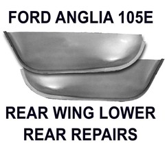 Ford Anglia 105E Rear Wing Rear Lower Repair Sections, Both Sides - $314.71