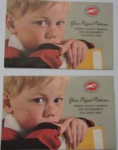 Vintage Two Fox Photo Kodak Film Photo Envelopes 1965 - $37.88 MXN
