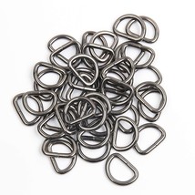 50Pcs Of Metal D Rings Heavy-Duty Extra Thick 3.8Mm Thickness For Sewing... - £15.17 GBP