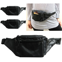 3Pc Fanny Pack Waist Pouch 4 Pocket Travel Utility Bag Belt Hip Adjustab... - £12.54 GBP