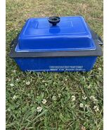 Vintage Nesco 4 Qt Electric Roaster Oven Blue W/  Cord / Cat No. 4104-05... - $49.50