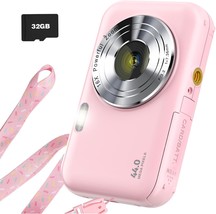 Upgraded Pink Digital Camera, 2Nd Gen Fhd 1080P Digital Camera For Kids, Pink - $59.95