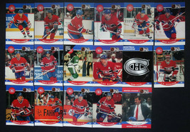 1990-91 Pro Set Series 2 Montreal Canadiens Team Set 17 Hockey Cards - £2.79 GBP