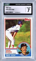 1983 Topps Wade Boggs Rookie #498 CGC 7 P1347 - £18.79 GBP