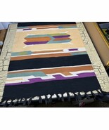 Vtg Antique Mexican Southwestern Indian Textile Rug Hand Woven Blanket T... - €33,70 EUR