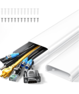 47inch Cord Hider Wall Mounted TV, Yecaye TV Cord Cover, Pre-drilled Wir... - $556.91 MXN